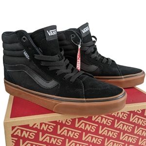 VANS Black Filmore High Top Sneakers Mens 8 NIB